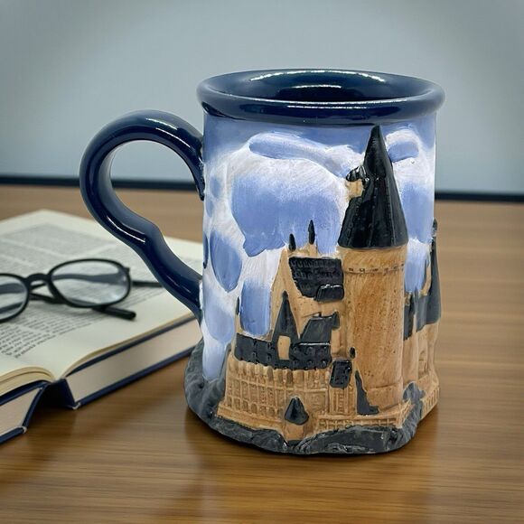 Warner Bros. Wizarding World Harry Potter Hogwarts Castle Embossed Coffee Mug - Picture 1 of 12